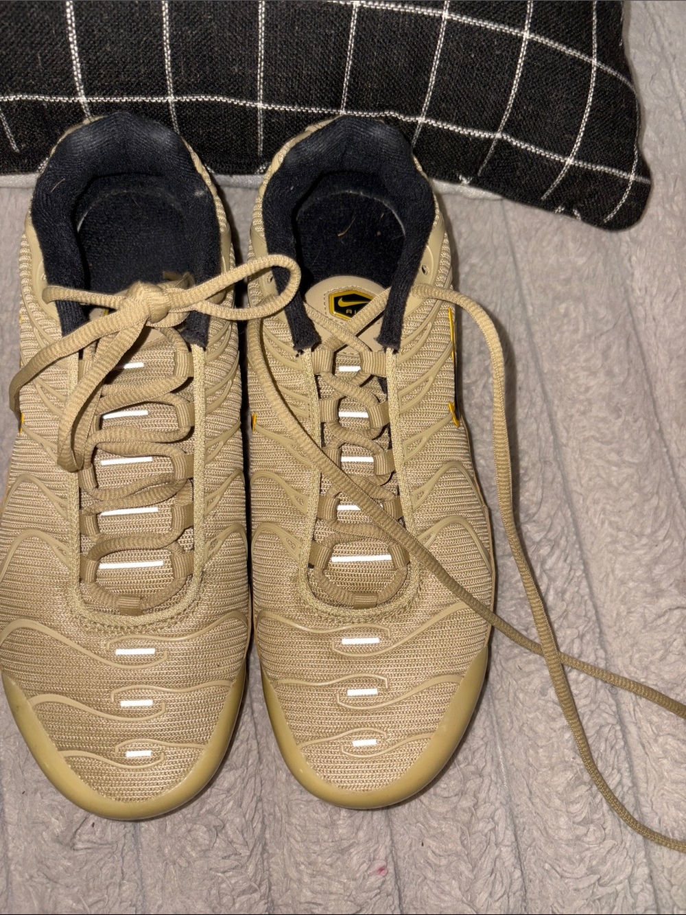 Nike Tan Mesh Athletic Sneakers - Neutral Tan